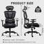 Ergonomic Adjustable Lumbar and Headrest Mesh Office Chair Computer Chair-691057495