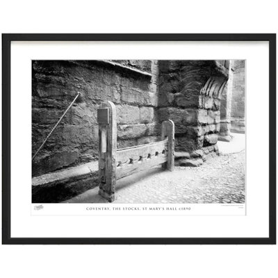 Coventry, The Stocks, St Mary's Hall C1890 - Single Picture Frame Print