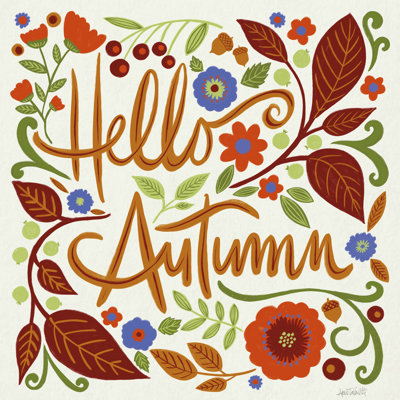 «Hello Autumn», impression sur toile tendue