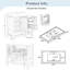 Meuble-lavabo 36 po avec lavabo en céramique-609063475