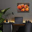  «Persimmons» par Avery Multe, art mural en verre acrylique, 16 po x 12 po
