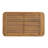  Outdoor Acacia Wood Coffee Table, Sturdy Weather-Resistant Patio Table for Porch or Poolside, Teak+Beige