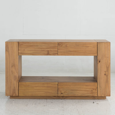 Harlan Rectangular Sofa Table In Oak