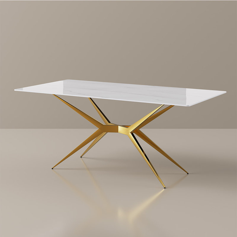 Table de salle à manger de luxe 71 "moderne pour 71 personnes