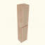 Armoire latérale de salle de bain 24 po, portes à fermeture douce, conception à fixation flottante