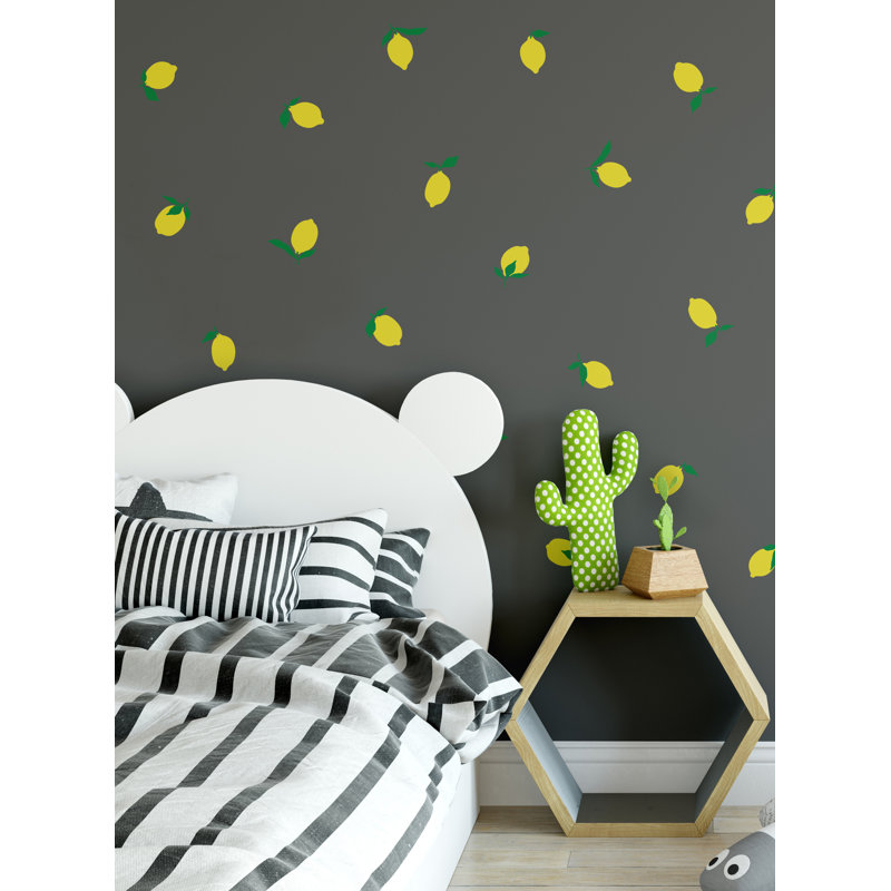 Adhésif décoratif citron, Jaune clair