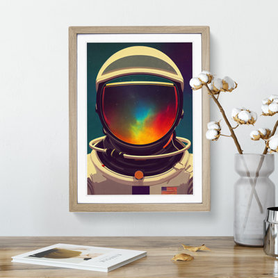 Astronaut Helmet - Single Picture Frame Print
