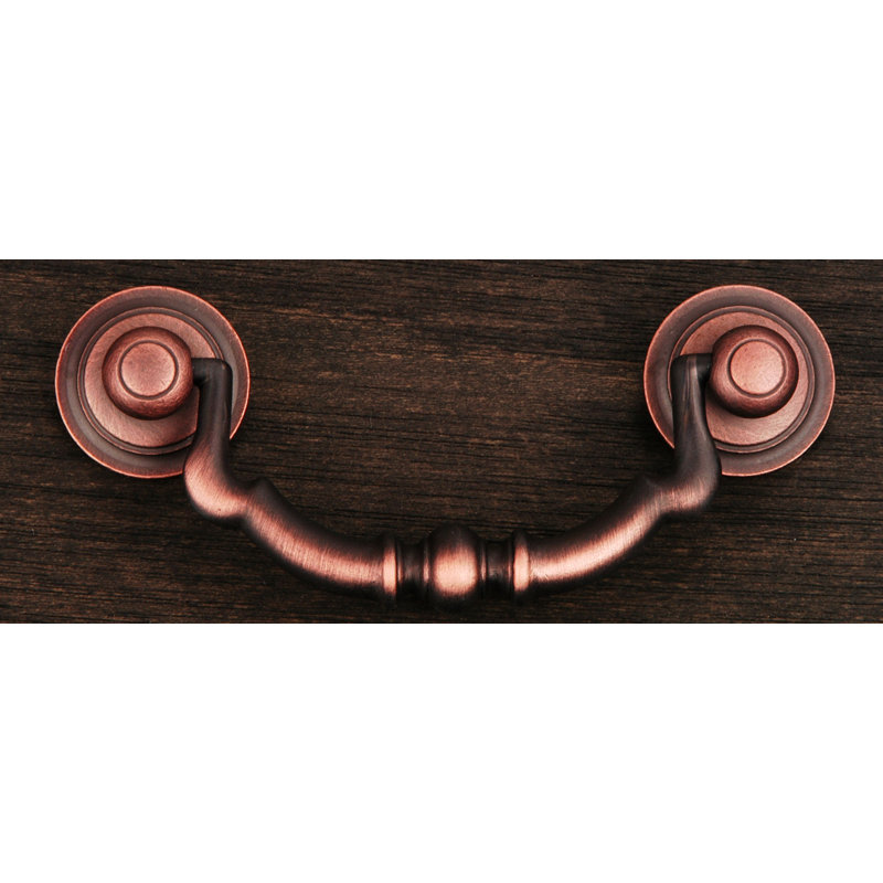 CP Series 3" Center to Center Drop Handle, Distressed Copper
