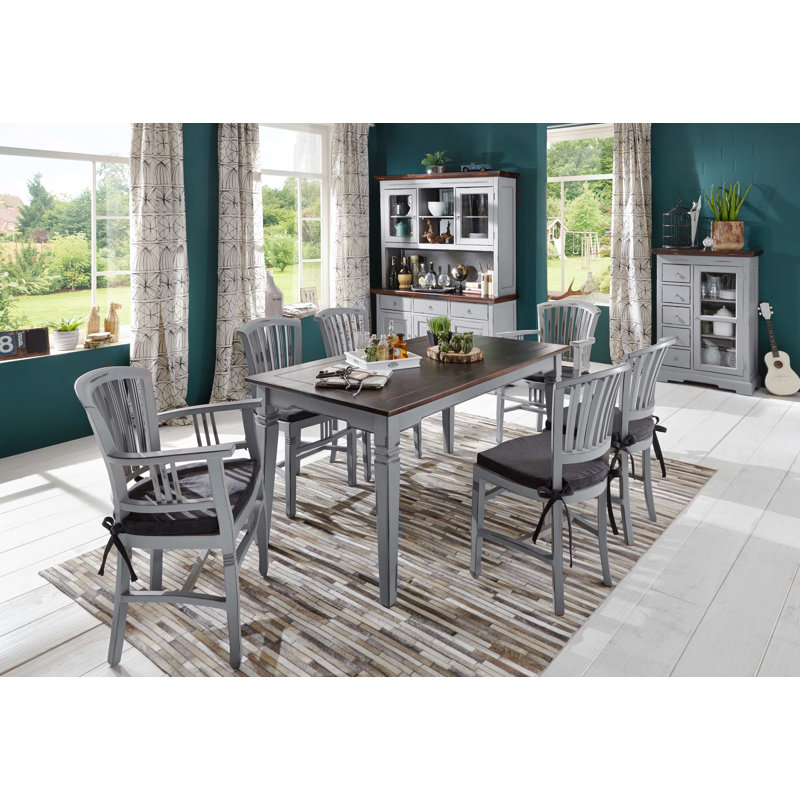 Lafrance Solid Wood Slat Back Side Chair