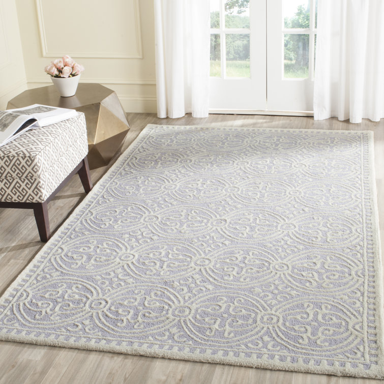 Ferguson Damask Wool Hand Woven Area Rug
