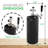 NutriChef 0.13 Cubic Feet Black Outdoor Single Tap Mini Keg Countertop Kegerator with Door Lock and