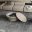 Table basse ronde avec rangement-722450979