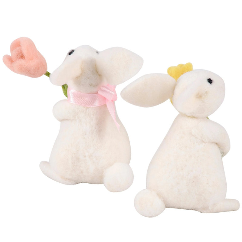  Flower Bunnies Critter Set