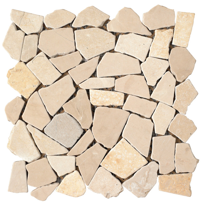 Rockart 12"x12" Mosaic Juliano, Beige