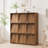 3x3 Cubby Cube Storage Bookcase with Flip Doors, Nine Compartment Cube Organizer Cabinet