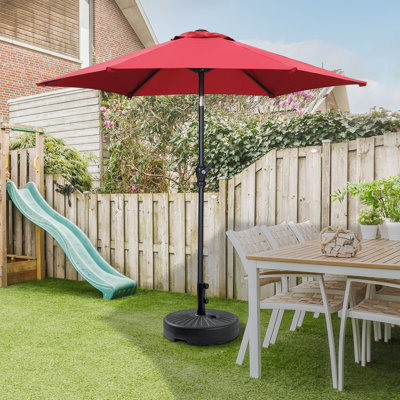 Parasol de marché 7,5 pi avec base Ehmann