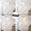 Lampe sur pied arquée 70 po Aseel
