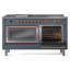 ILVE Nostalgie II Noblesse 60 po à 2 brûleurs, plaque chauffante, plaque de cuisson française-939345245-939345233