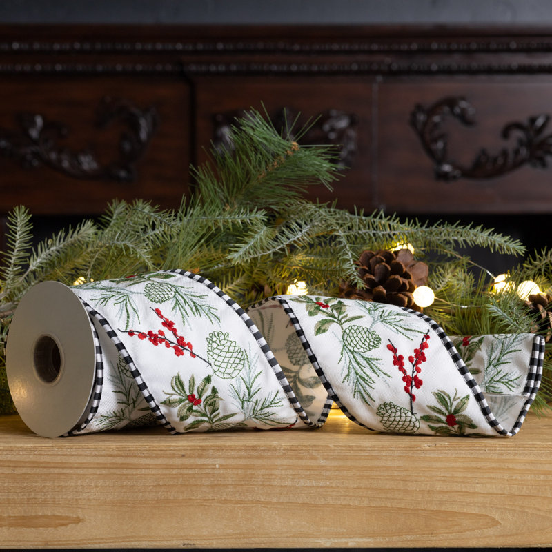 Ruban sans motif Grous The Holiday Aisle®