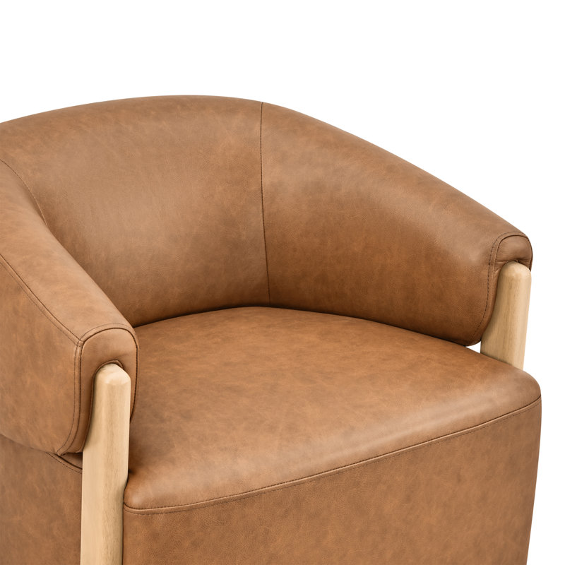 Longfield Upholstered Swivel Accent Chair(set Of 2)