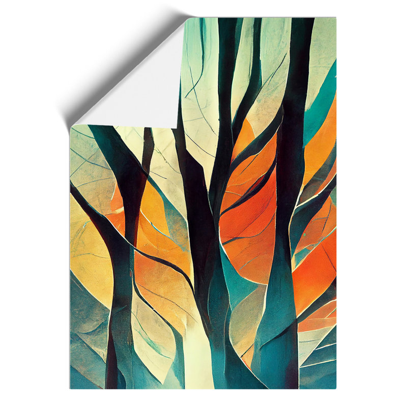 The Abstract Trees No.3 - Print, No Matte, 59.4cm H x 42cm W, Paper