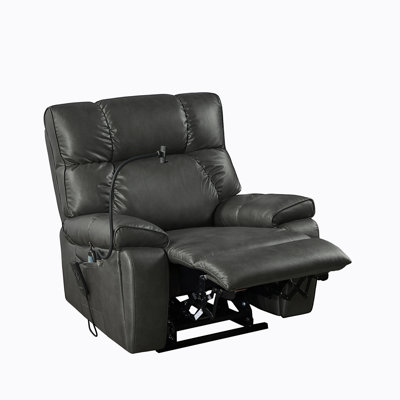 Recliner Chair with Phone Holder,Electric Power Lift Recliner Chair with 2 Motors Massage And Hea -  Latitude RunÂ®, B0BBCBC0D21545D280B7C6918641C517