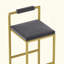 Ensemble de 2 tabourets de bar rembourrés en velours moderne avec repose-pieds et dossier pour la cuisine-1105949562-1105949575