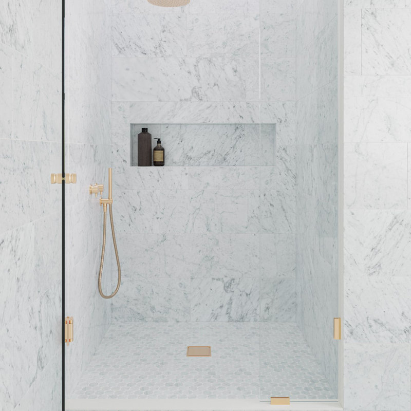 12" x 24" Marble Look Wall & Floor Tile