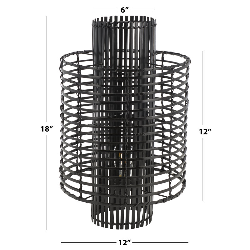 Lampe de table Lozko, Noir