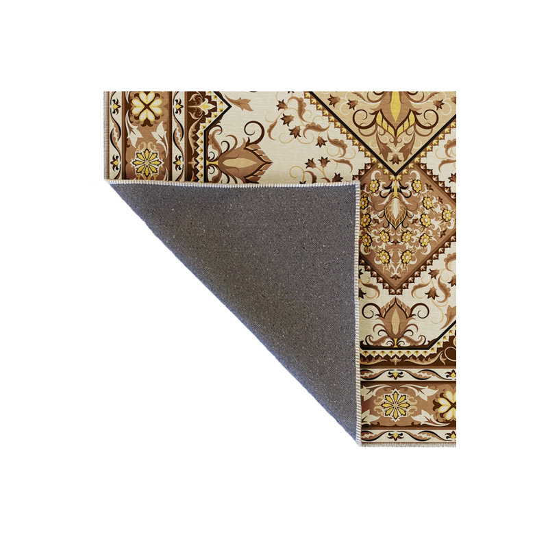 Tapis tissé crème Mosso, 4'7" x 6'7"