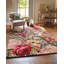 Wool Floral Area Rug-133421930