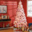 Arbre de Noël rose 7,5 pi