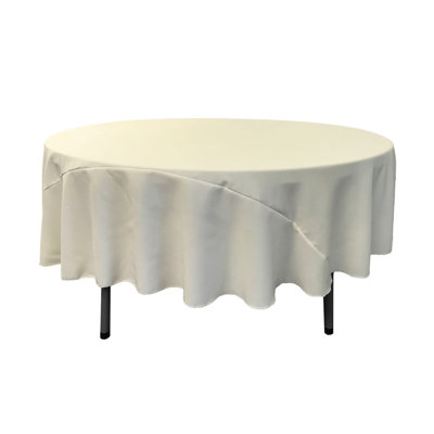 Solid Color Round Tablecloth - Basics by Wayfair™
