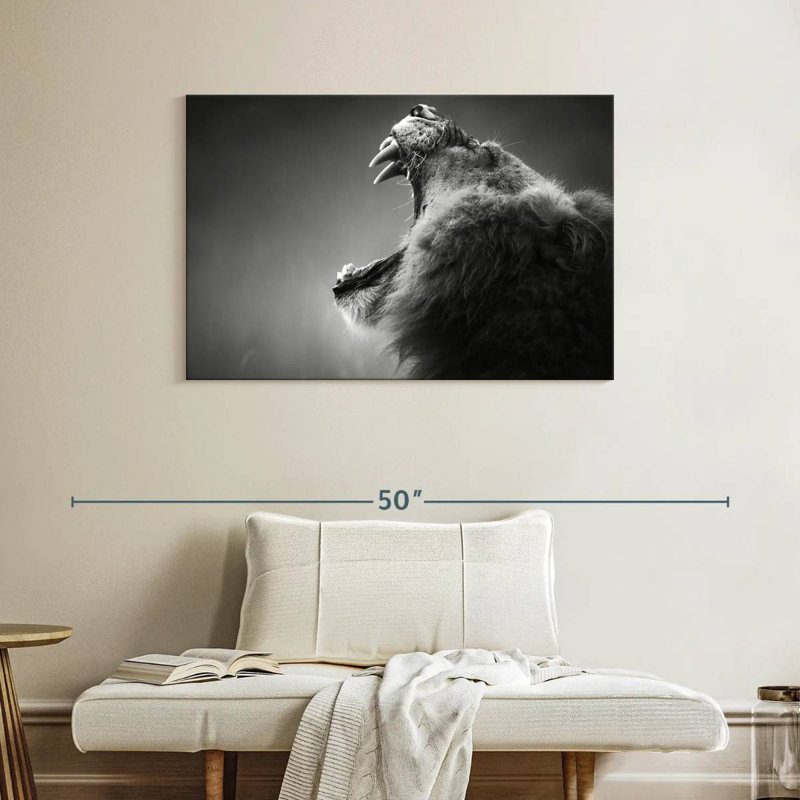 Lion Maw, 26" H x 39" W