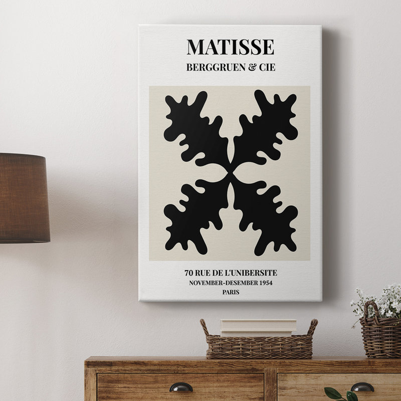 Matisse CXLVI, reproduction d'art encadrée Cavas, H 18 po x l 12 po