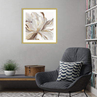 Butterfly Flower II by Asia Jensen Wood Framed Wall Art Print