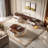 Solid wood TV stand and coffee table