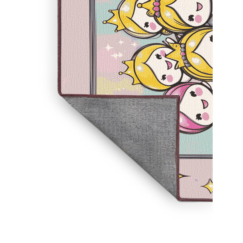 Tapis fantaisie lavable Gemma, Rectangle 5 pi x 7 pi