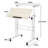 Crumpton Adjustable Metal Base Desk-119657053