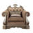 Lititz 46" W Tufted Velvet Armchair in Brown & Silver-1347666686