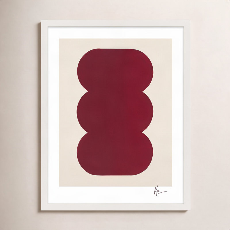 Keyhole 1 Painting by Lee Lessem, 20" H x 16" W x 1.25" D, White Framed