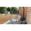 Fauteuil à œufs pivotant avec support Fauteuil suspendu en osier de rotin pour l'intérieur et l'extérieur avec support de type C, avec coussin et oreiller