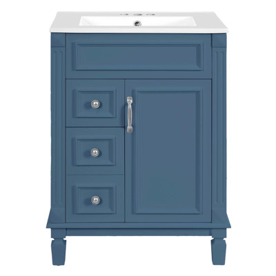 Meuble-lavabo moderne simple de 24 po