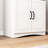 Kitchen White - 2 Upper Door Cabinets & Louvered Cabinet Doors Enhance Your Wooden Wood Color Countertop Stylish Design