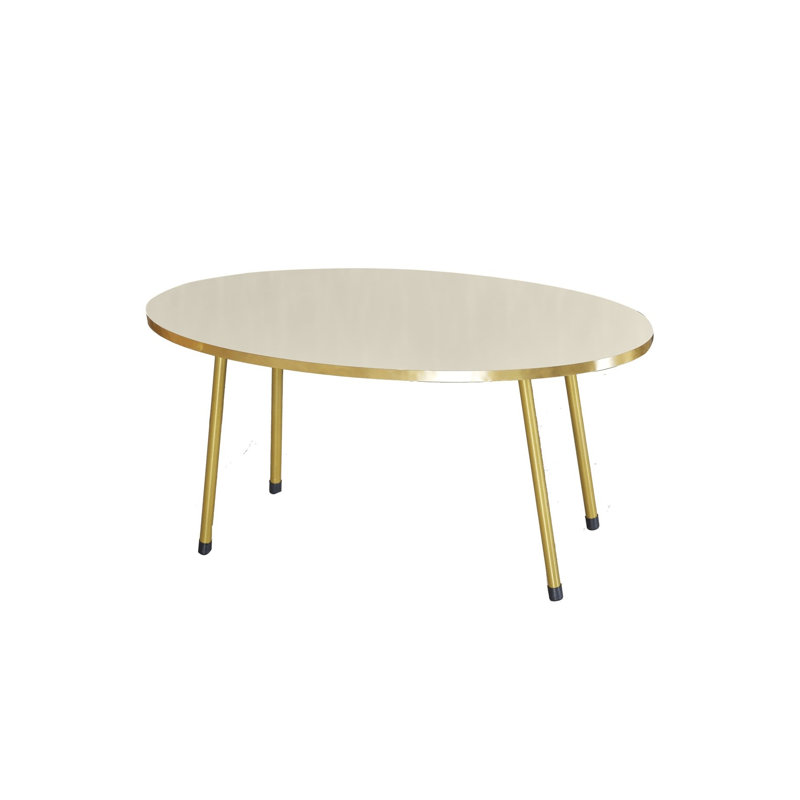 Melany 35cm Console Table, Cream White