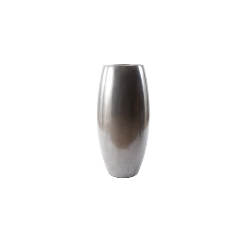 Elonga Planter, Polished Aluminum, MD