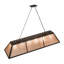 Luminaire suspendu carré / rectangulaire à 6 lumières pour table de billard Ono-394512121-394736231