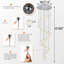 Lustre moderne 20 lumières noir cristal-61309184-61309187