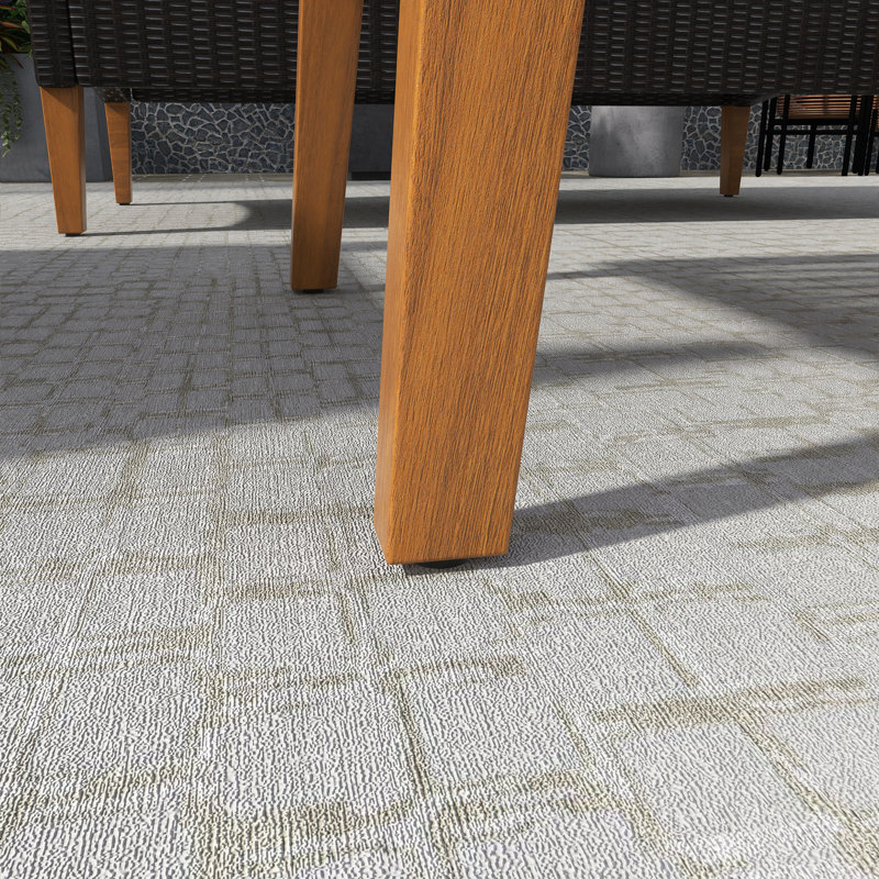 Ensemble de conversation de patio 4 pièces, Beige