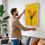 Golden Bloom Botanical - Wrapped Canvas-1352158709-1352158706
